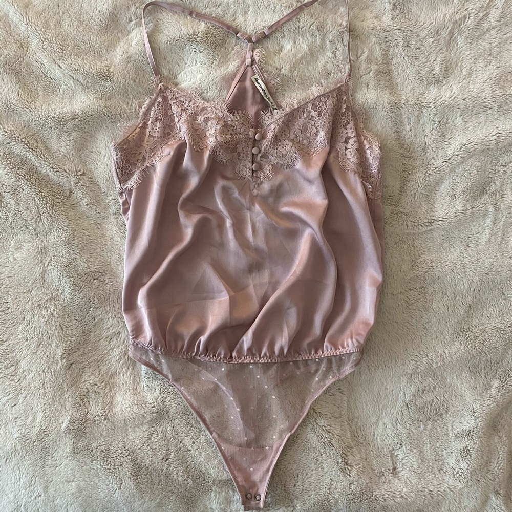 Abercrombie & Fitch Satin Bodysuit